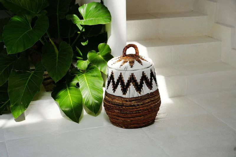Le Panier Little Bay Beach - Naturel Blanc - S