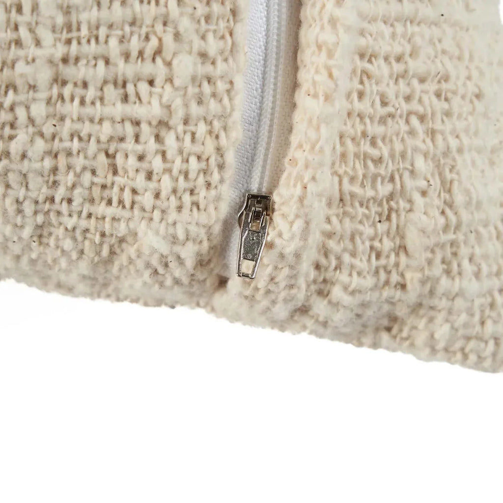 Coussin Isla Palm - Naturel Blanc