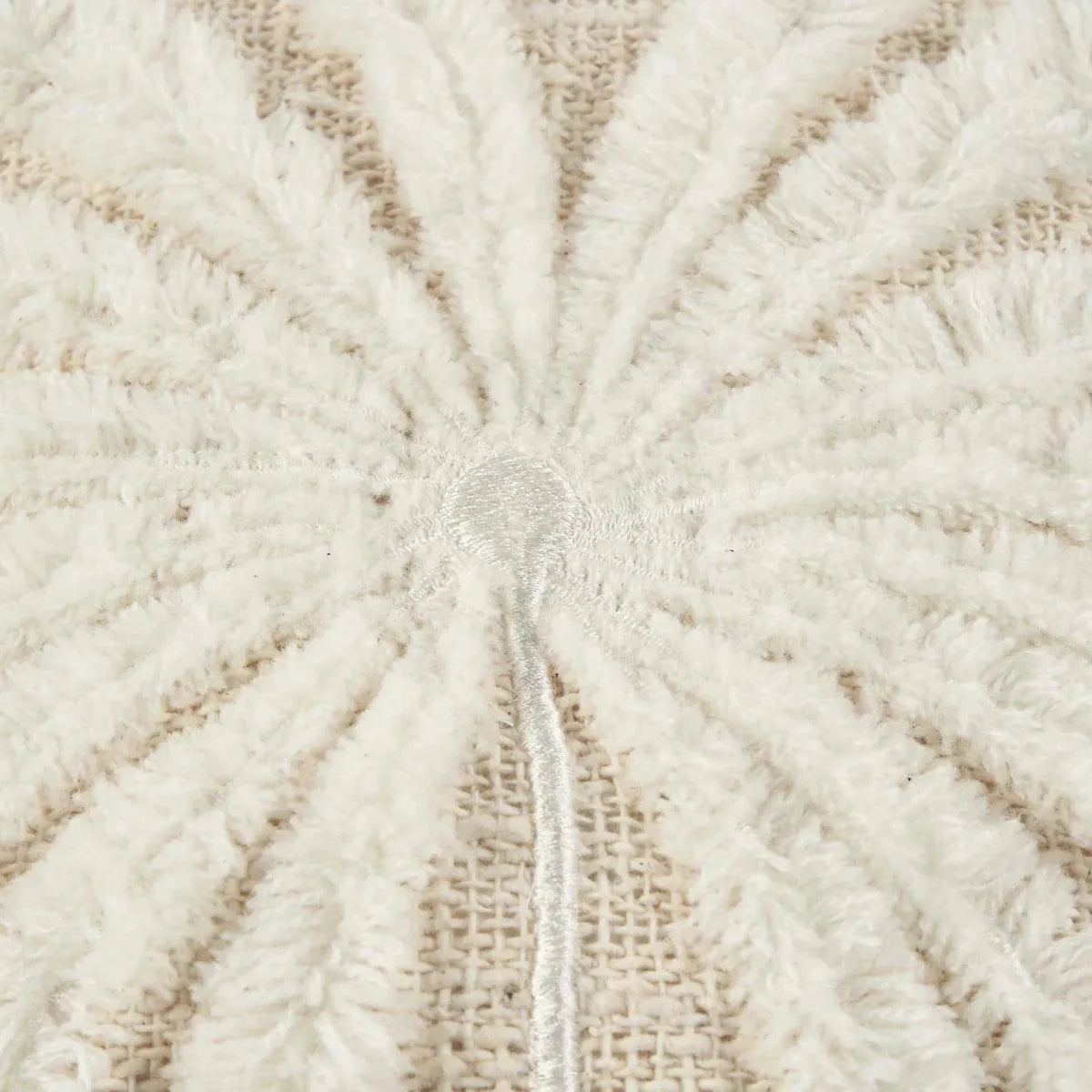 Coussin Isla Palm - Naturel Blanc