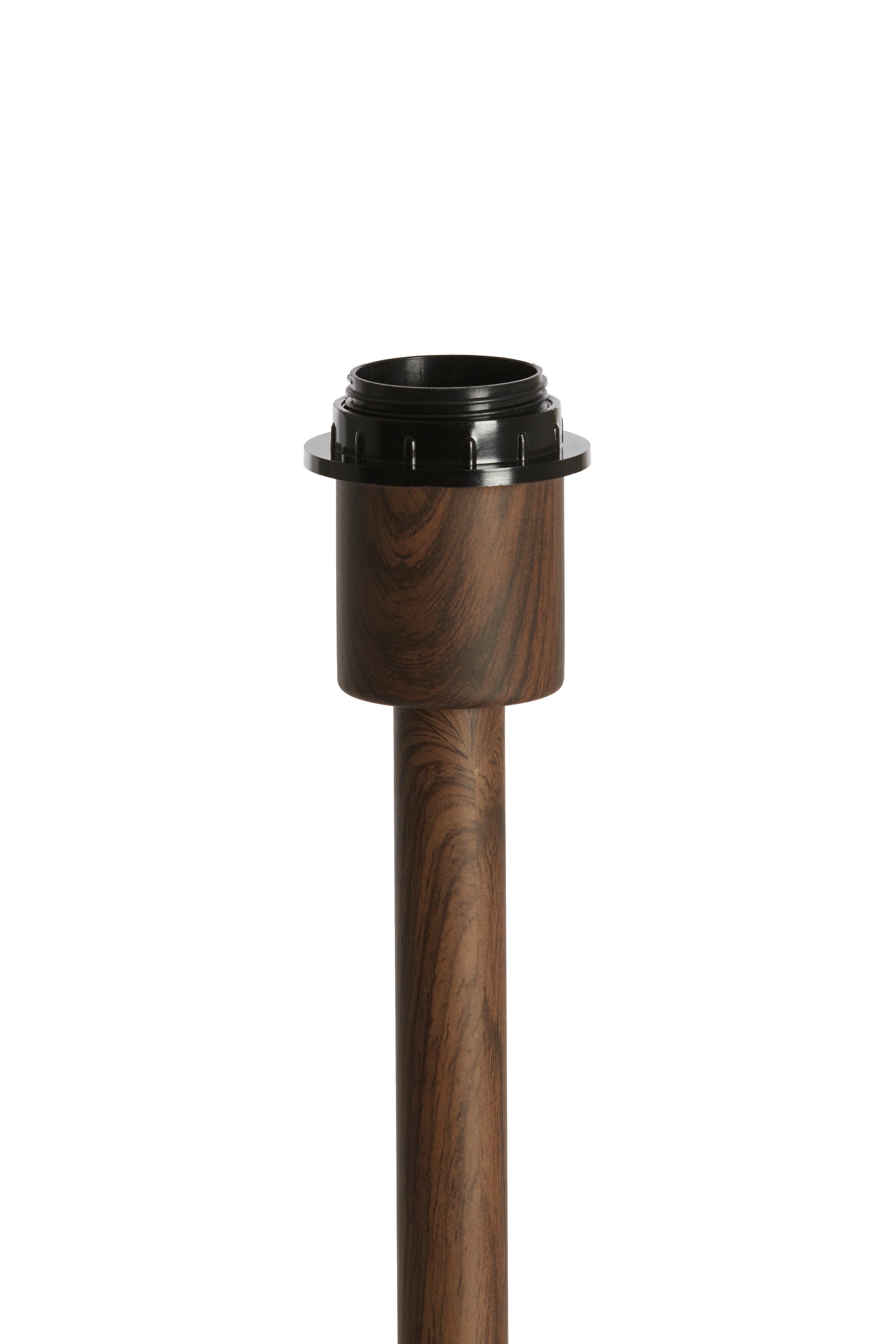 Pied de lampe Ø14x39,5 cm WASHINGTON motif bois brun foncé
