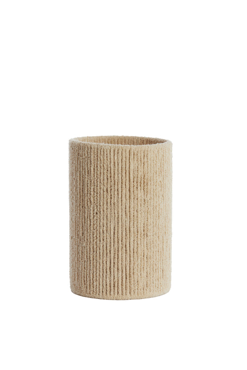 Abat-jour cylindre 20-20-30 cm MEDANA chenille crème