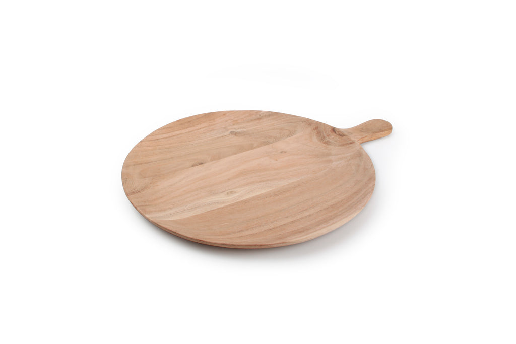 Planche à servir avec poignée acacia 30cm - M