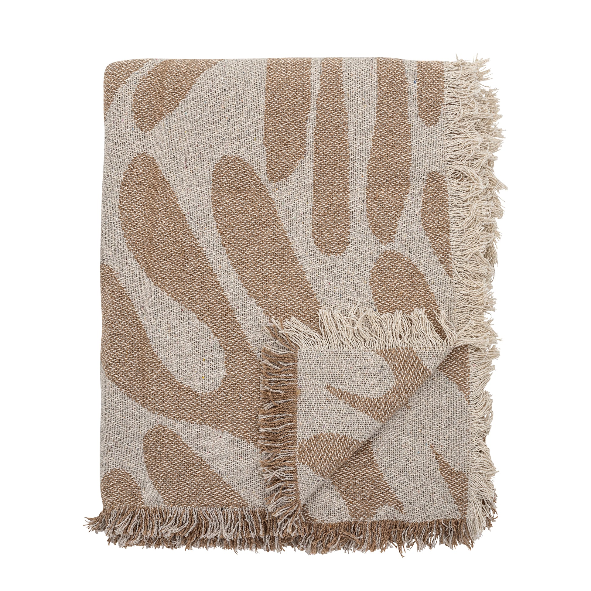 Alk Plaid Marron Coton recyclé