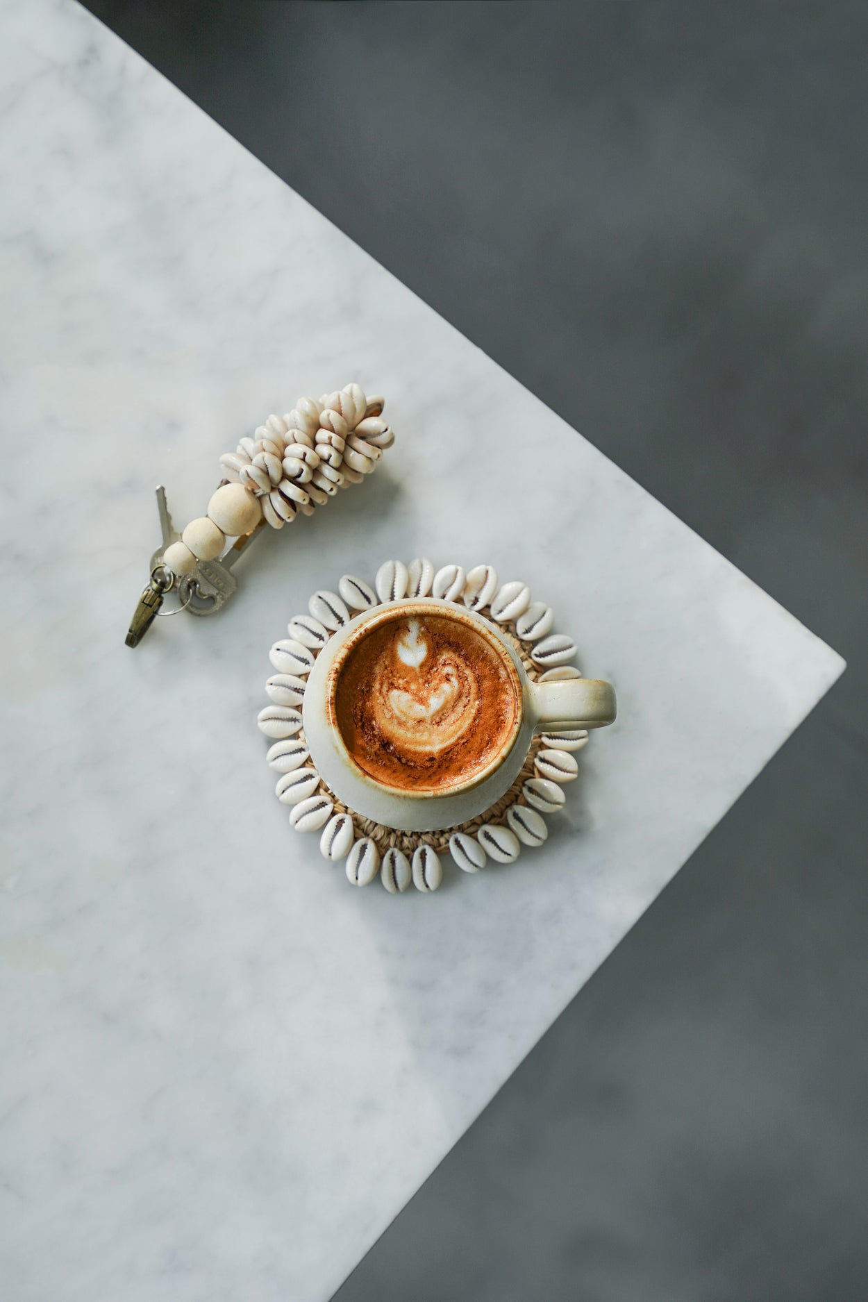 Le Sous-Verre Raffia Shell - Naturel