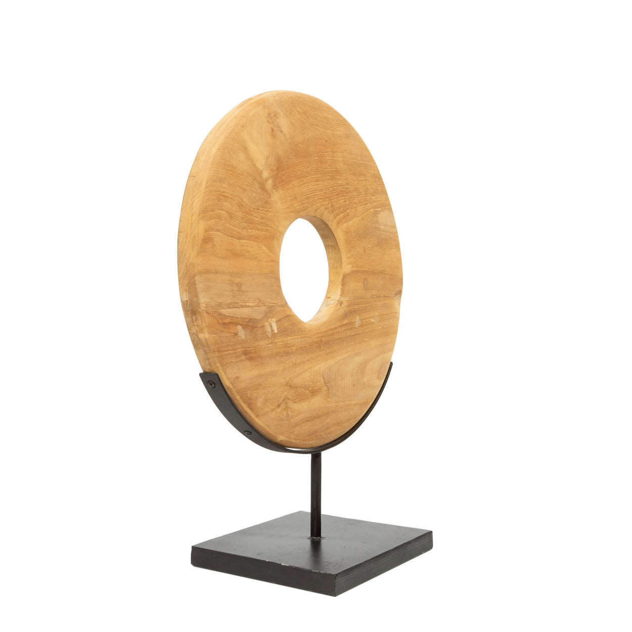 Le Disque En Teak Sur Pied - M
