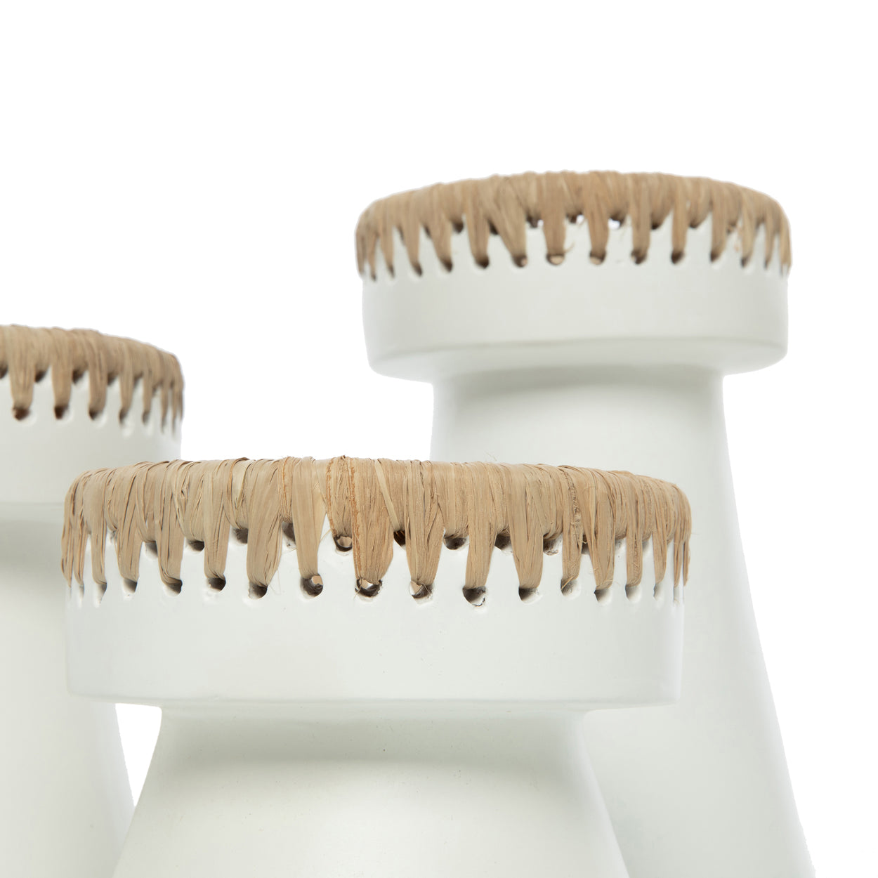 Le Bougeoir Pretty - Blanc Naturel - M