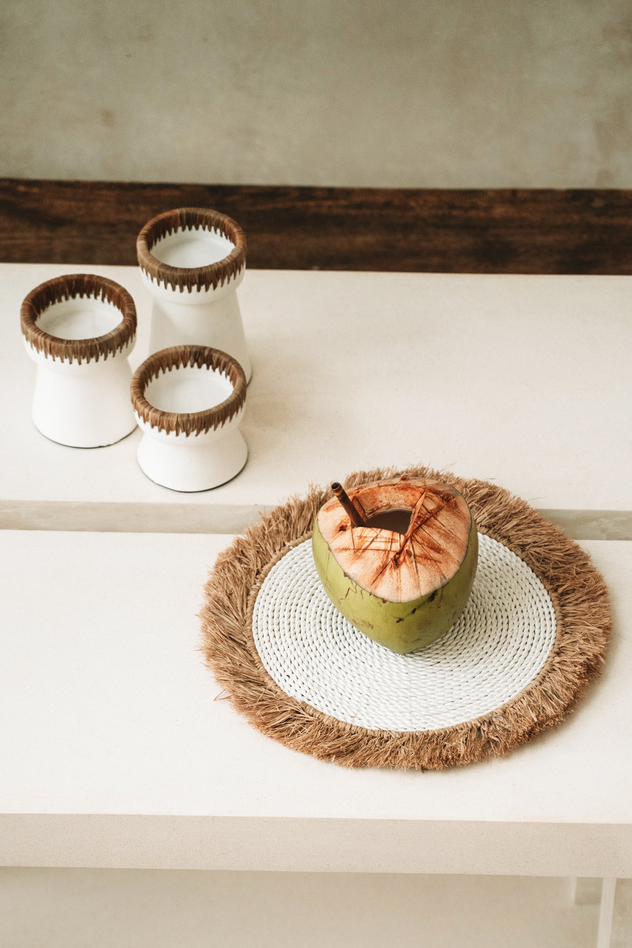 Le Bougeoir Pretty - Blanc Naturel - S