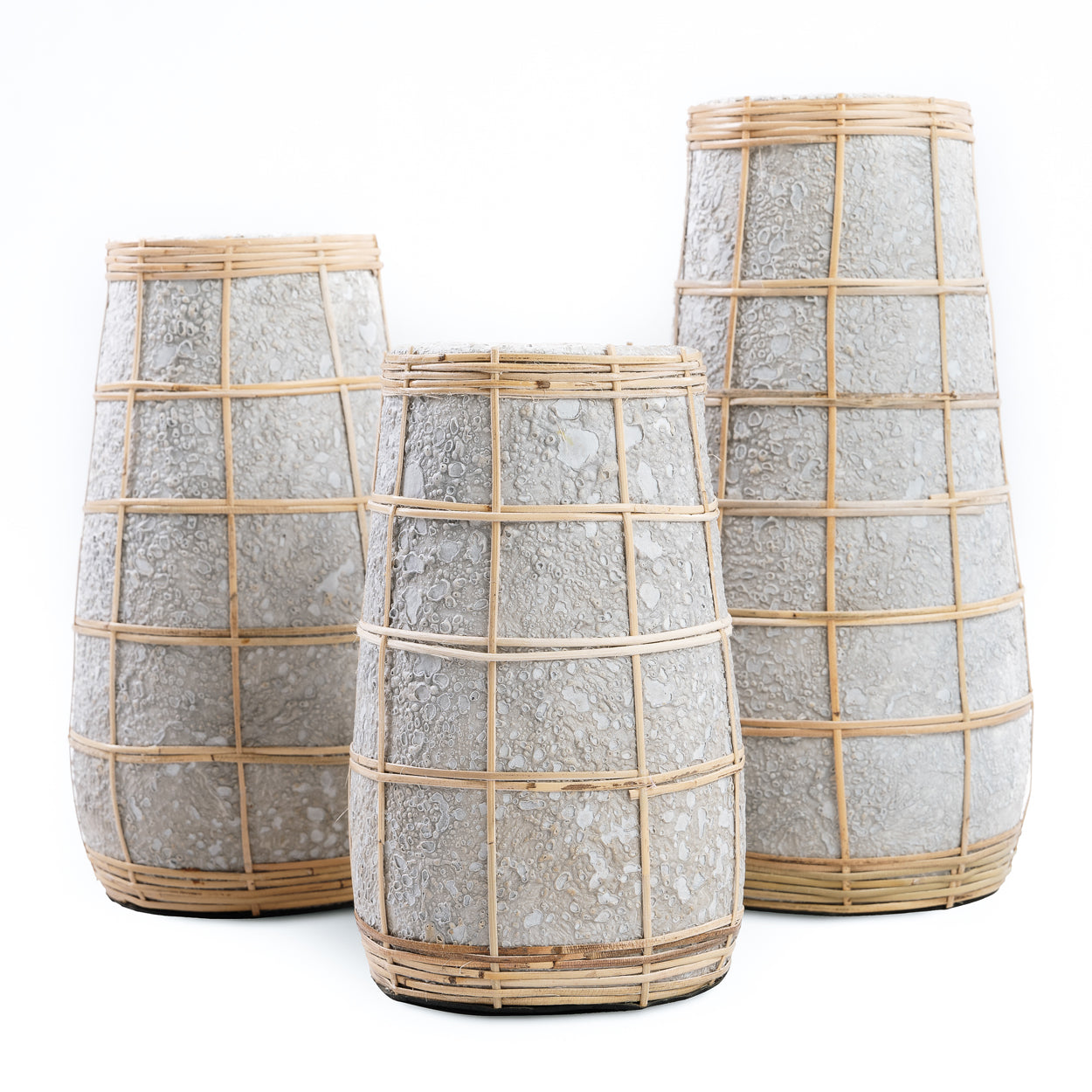 Le Vase Cutie - Béton Naturel - M