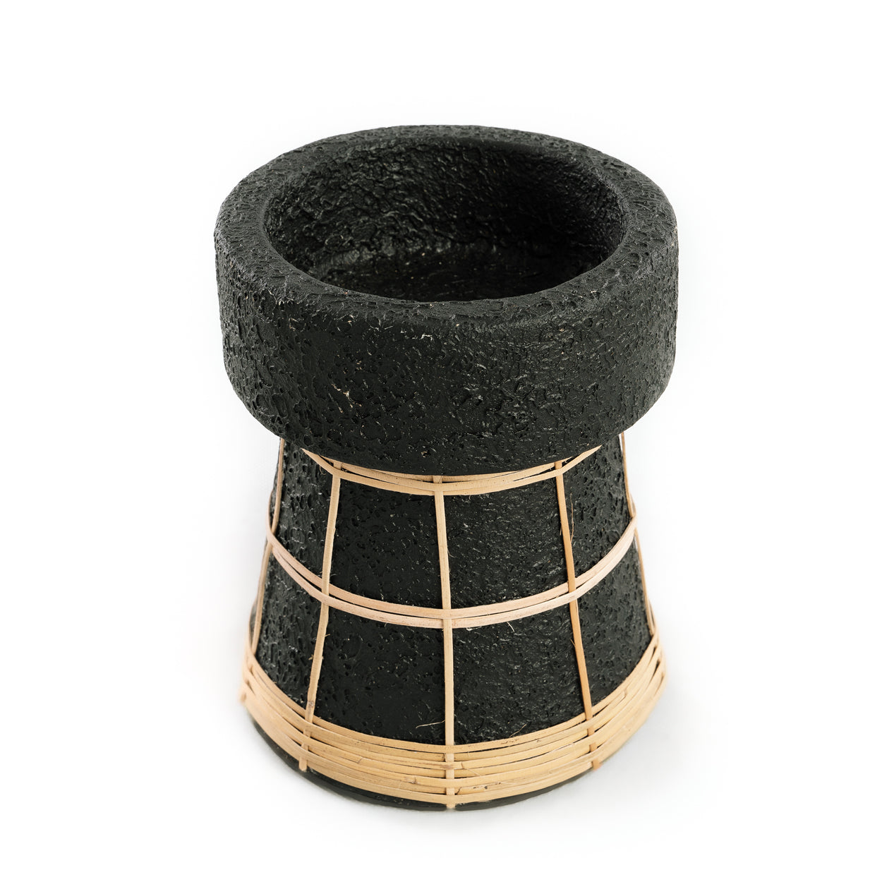Le Bougeoir Serene - Noir Naturel - M