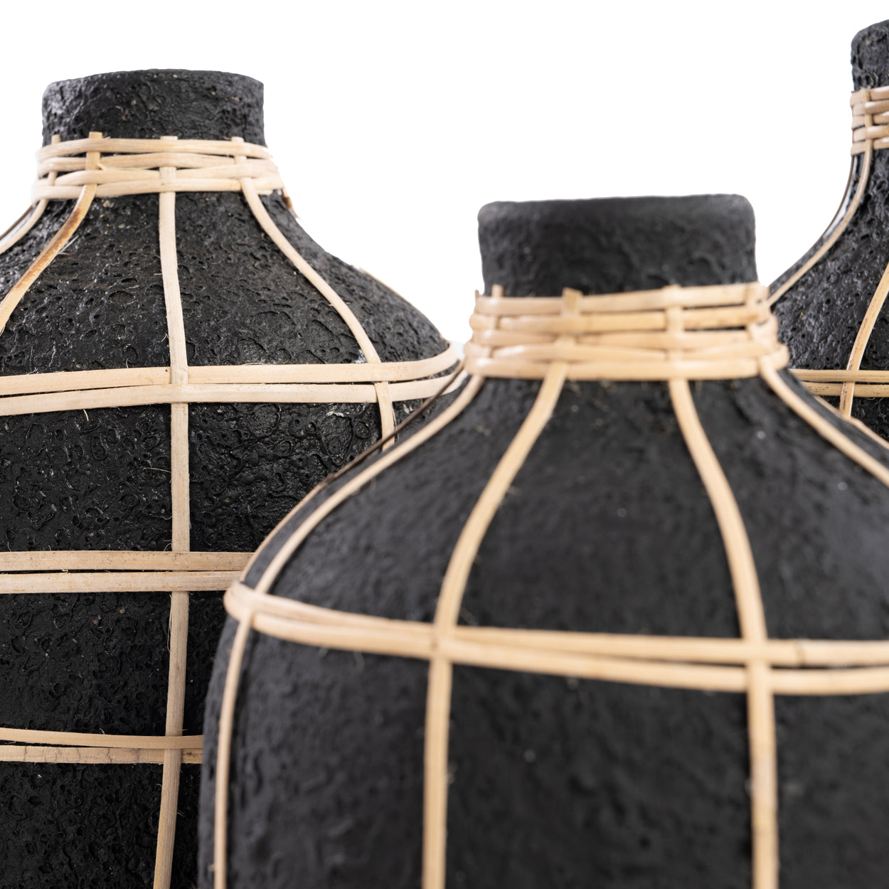 Le Vase Whoopy - Noir Naturel - S