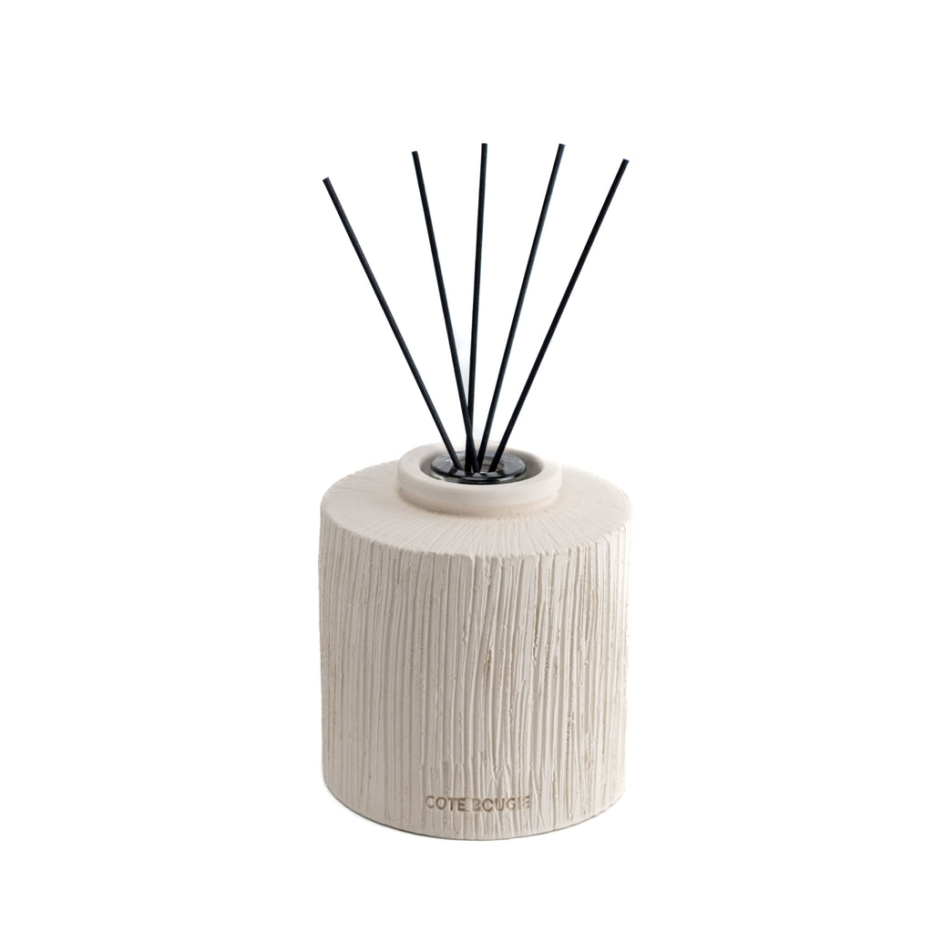 Diffuseur Strié blanc - Senteur Mon Bel Oranger