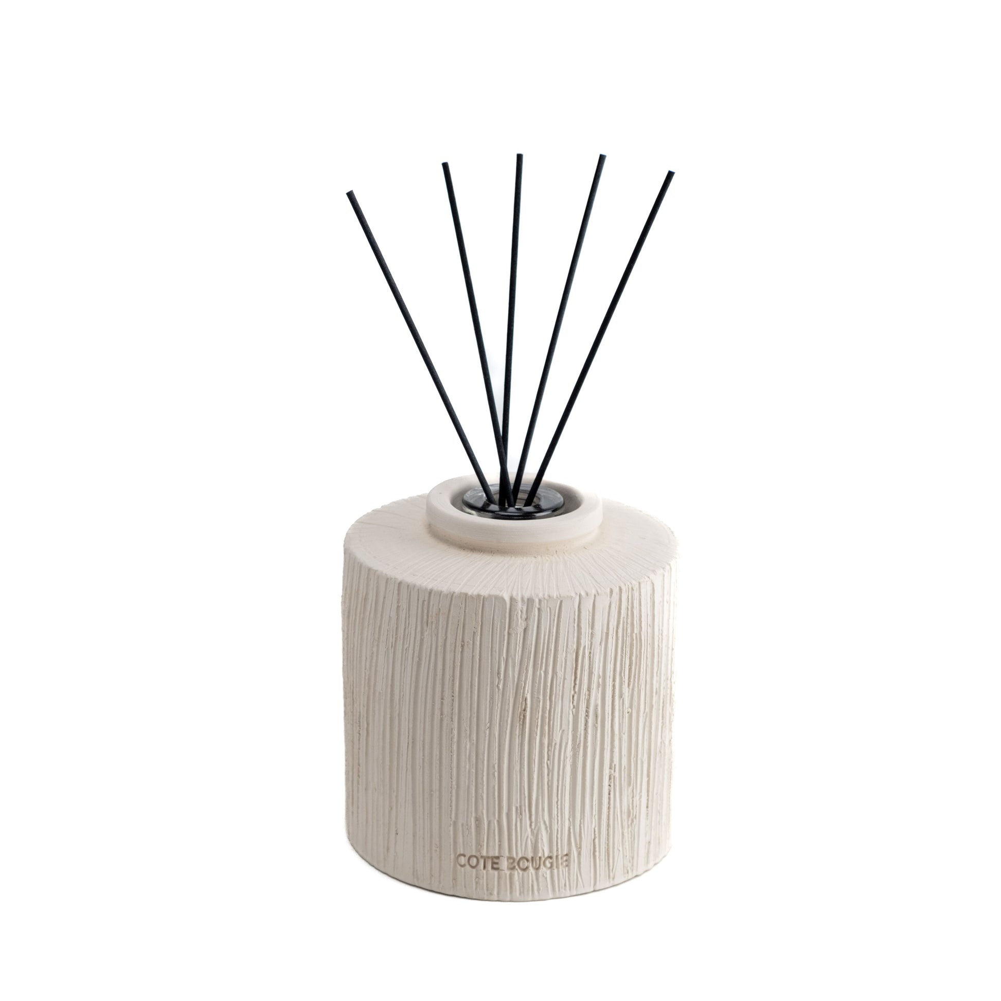 Diffuseur Strié blanc - Senteur Mon Bel Oranger